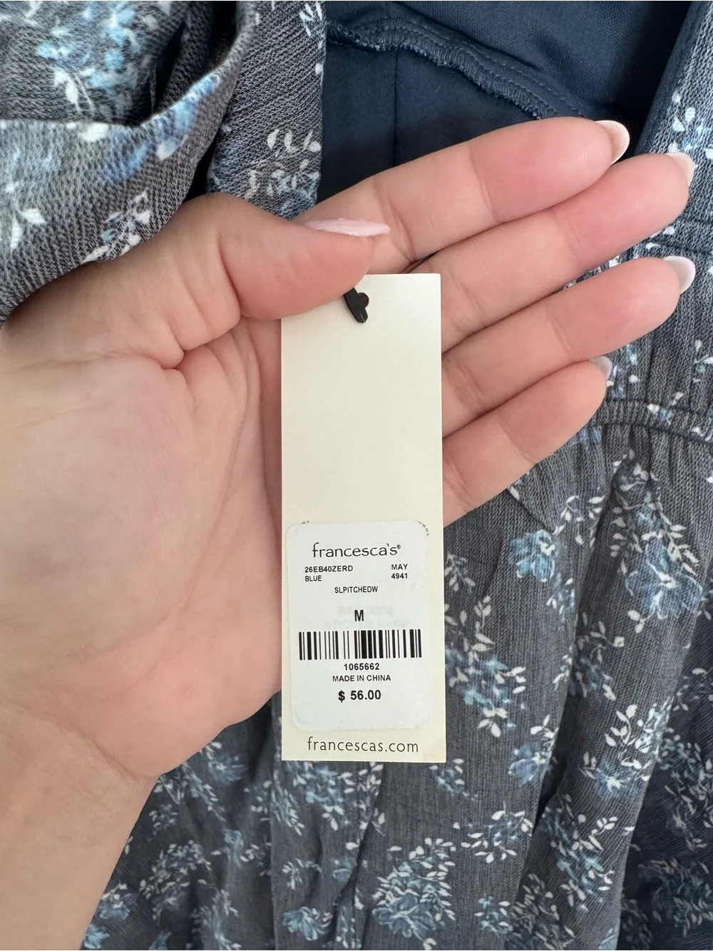 Francesca’s Diane Flutter Sleeve Romper